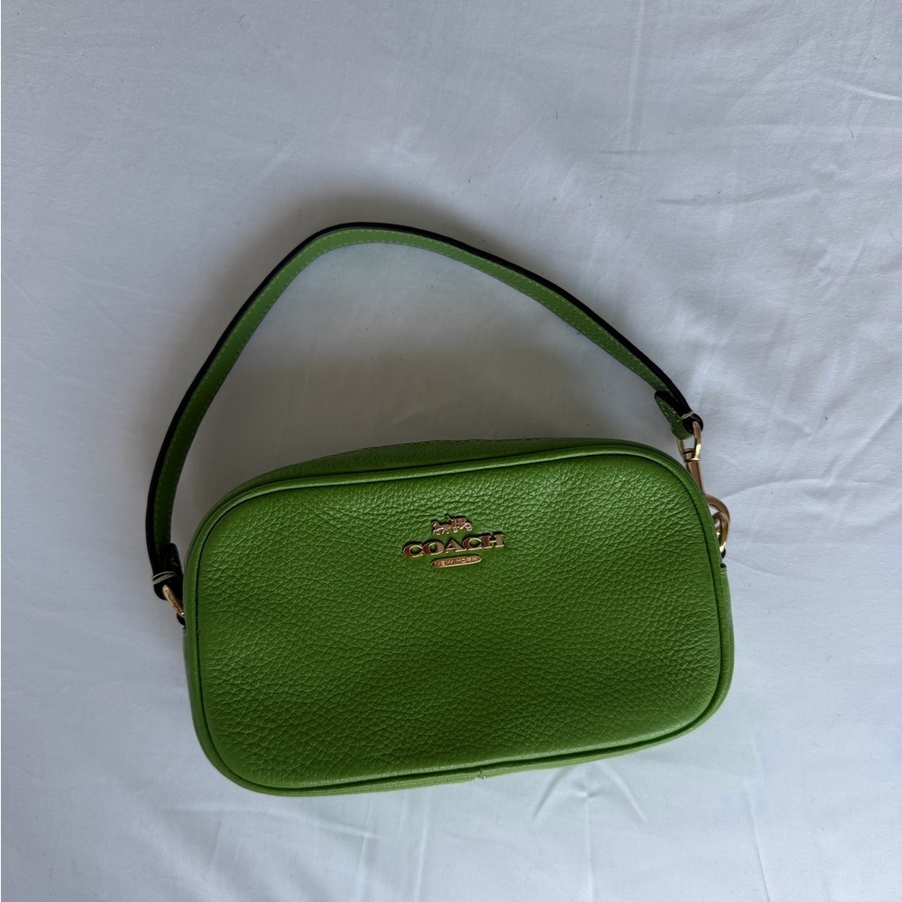Coach Vibrant Green Crossbody Bag